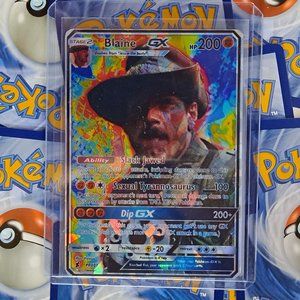 Blaine/Jessie the Body Ventura Preditor Pokemon Card Holo Foil